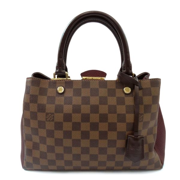 97316 1 Louis Vuitton Brittany Damier Ebene Handbag Brown