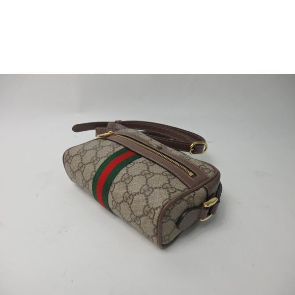 97616 3 Gucci Ophidia GG Supreme Mini Bag Brown