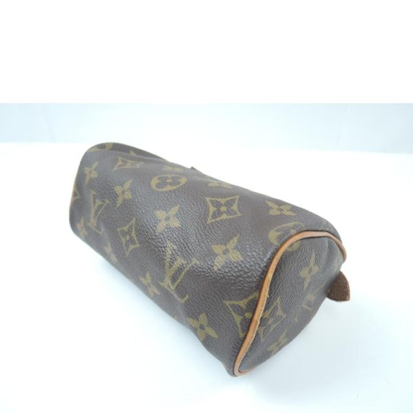 97873 3 Louis Vuitton Mini Speedy Monogram Bag Brown