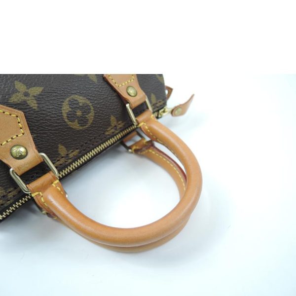 97873 4 Louis Vuitton Mini Speedy Monogram Bag Brown