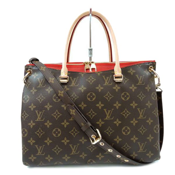 97972 1 Louis Vuitton Palas MM Monogram Dahlia Brown