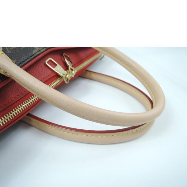 97972 4 Louis Vuitton Palas MM Monogram Dahlia Brown