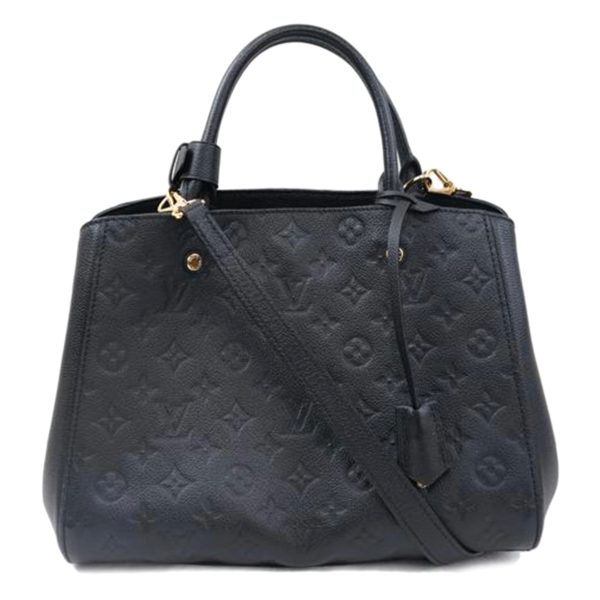 98423 1 Louis Vuitton Montaigne MM Empriente Bag Noir