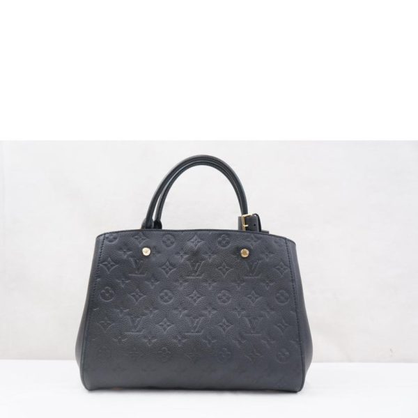 98423 2 Louis Vuitton Montaigne MM Empriente Bag Noir