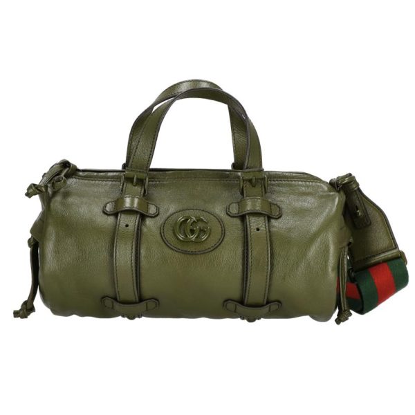 98757 1 Gucci Gg Small Duffel Bag Gray