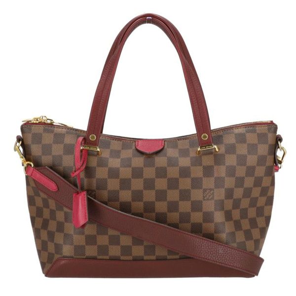 99072 1 Louis Vuitton Hyde Park Handbag Brown