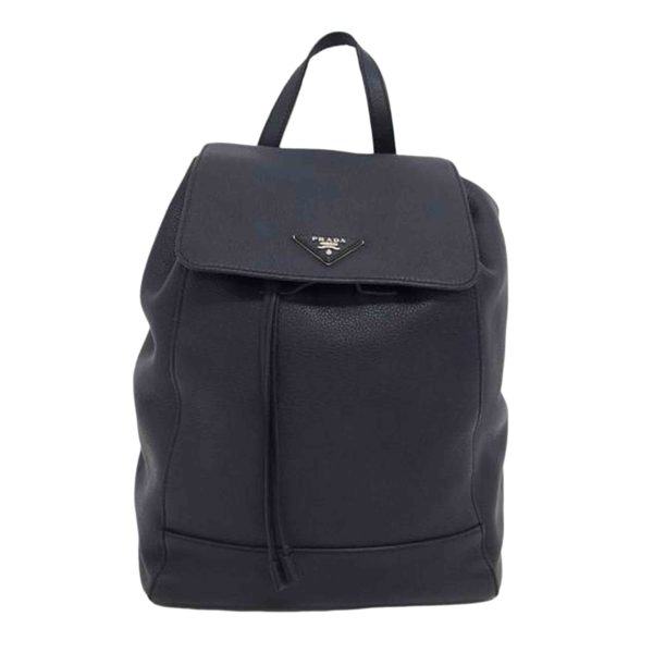 99148 1 Prada Leather Backpack Blue