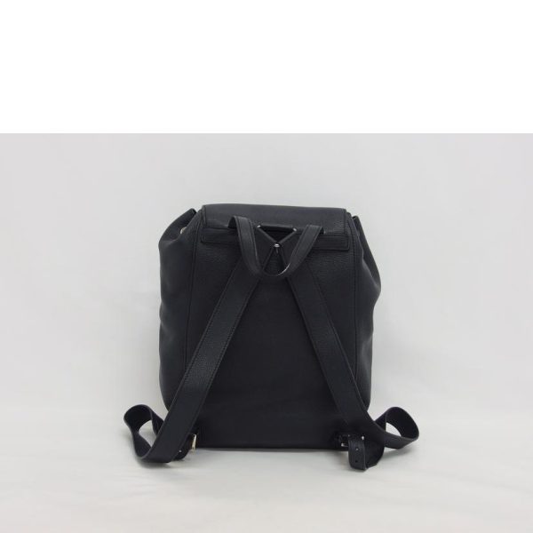 99148 2 Prada Leather Backpack Blue