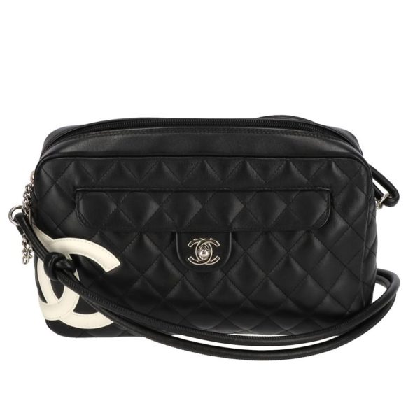 99239 1 Chanel Carbon Line Shoulder Bag Black