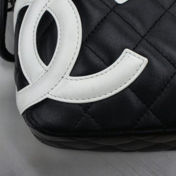 99239 8 Chanel Carbon Line Shoulder Bag Black