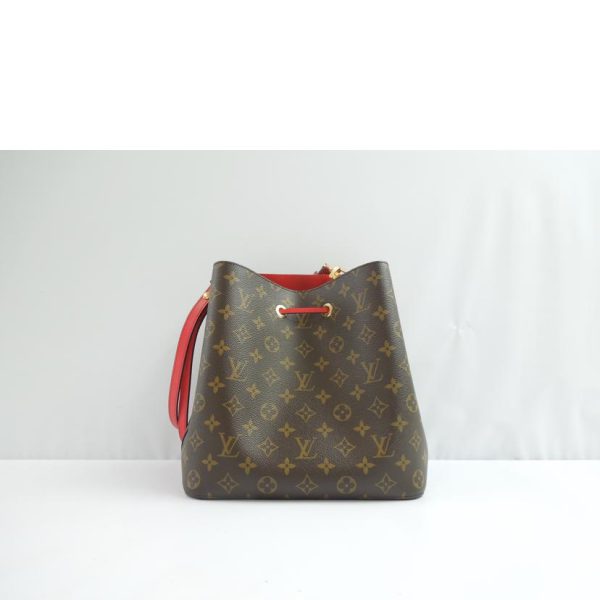 99543 2 Louis Vuitton Neonoe Coquelicot Handbag Brown