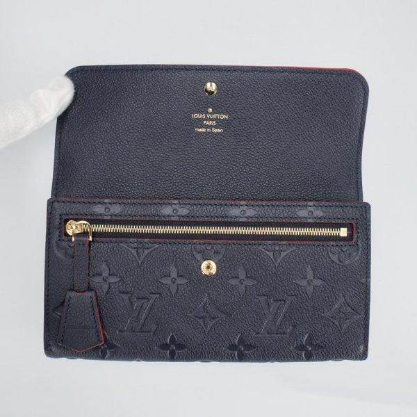 99544 7 Louis Vuitton Portefeuille Pont Neuf Monogram Empreinte Bag Black