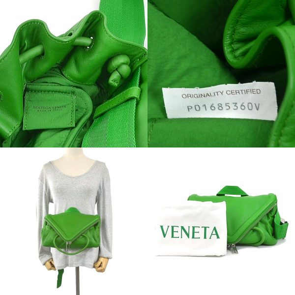 99631a 13 c Bottega Veneta Body Bag Beak Belt Bag Leather Green