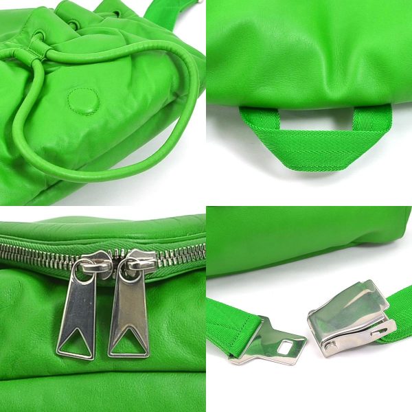 99631a 9 c Bottega Veneta Body Bag Beak Belt Bag Leather Green