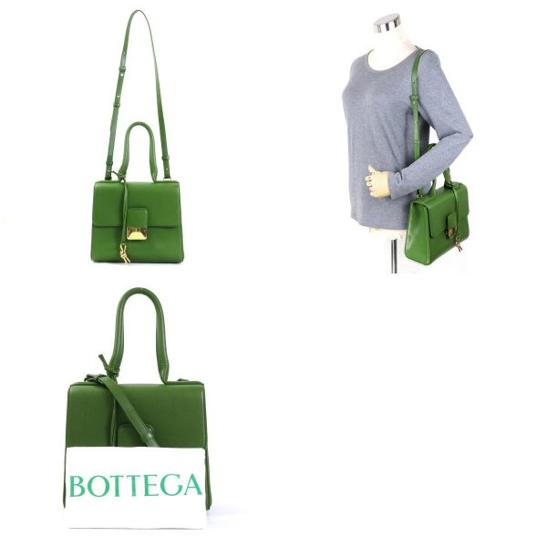 99654j 13 c Bottega Veneta Handbag Shoulder Bag Desiree Leather Green