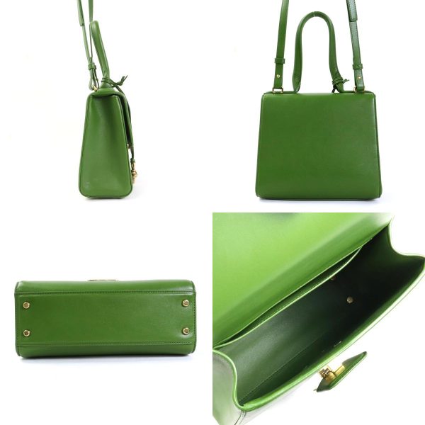 99654j 1 c Bottega Veneta Handbag Shoulder Bag Desiree Leather Green