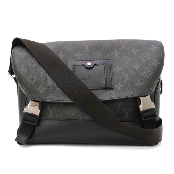 99702 1 Louis Vuitton Voyage PM Eclipse Messenger Bag Brown