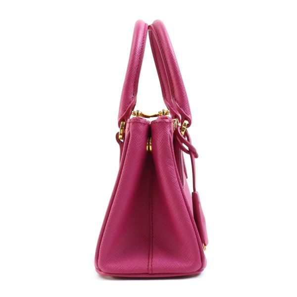 99835f 1 Prada Leather Crossbody Shoulder Bag Fuchsia Pink