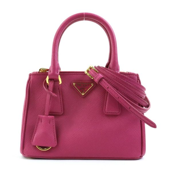 99835f Prada Leather Crossbody Shoulder Bag Fuchsia Pink