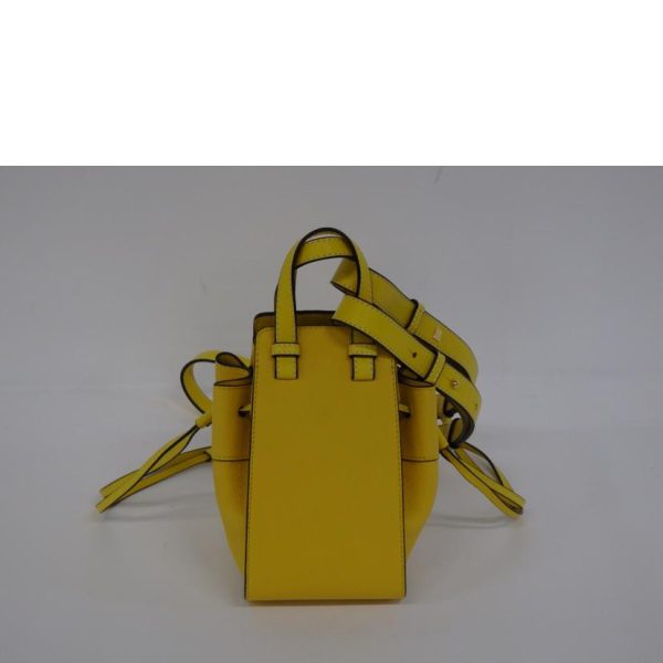 99904 2 Loewe Hammock Leather Mini Bag Yellow