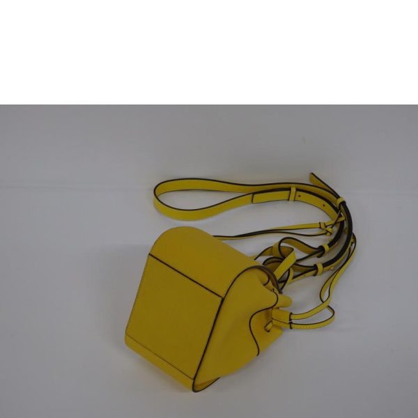 99904 3 Loewe Hammock Leather Mini Bag Yellow