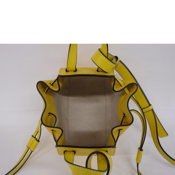 99904 5 Loewe Hammock Leather Mini Bag Yellow