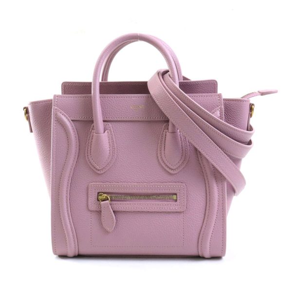 99905f Celine Leather Crossbody Shoulder Bag Pink