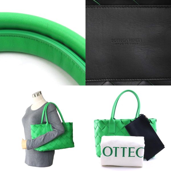 99907f 10 c Bottega Veneta Shoulder Bag Intrecciato Leather Green