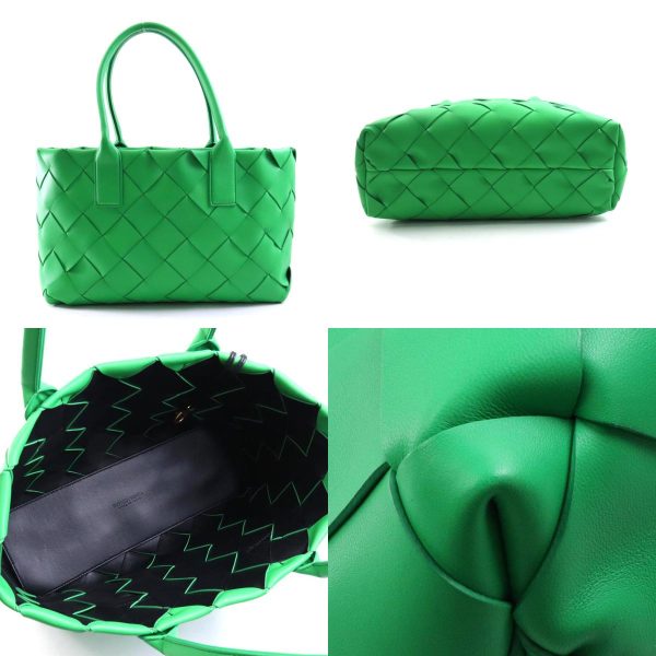 99907f 2 c Bottega Veneta Shoulder Bag Intrecciato Leather Green