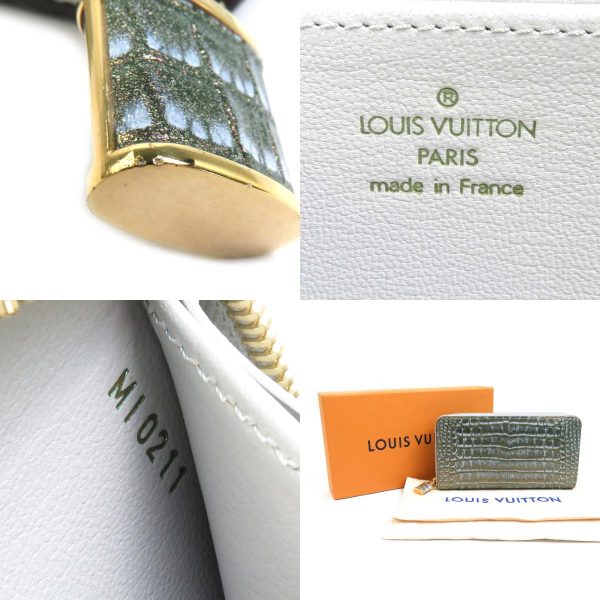 99913f 4 c Louis Vuitton Zippy Wallet Crocodile Long Wallet Gold