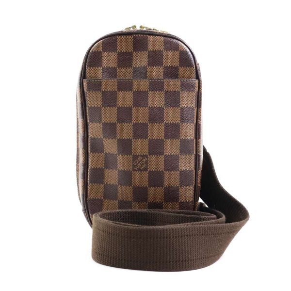 a0205 Louis Vuitton Damier Pochette Gange Body Bag Brown