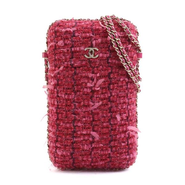 a0275 Chanel Tweed Smartphone Case Pink