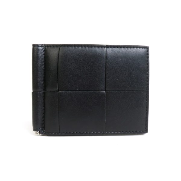 a0281 Bottega Veneta Bill Purse Leather Black