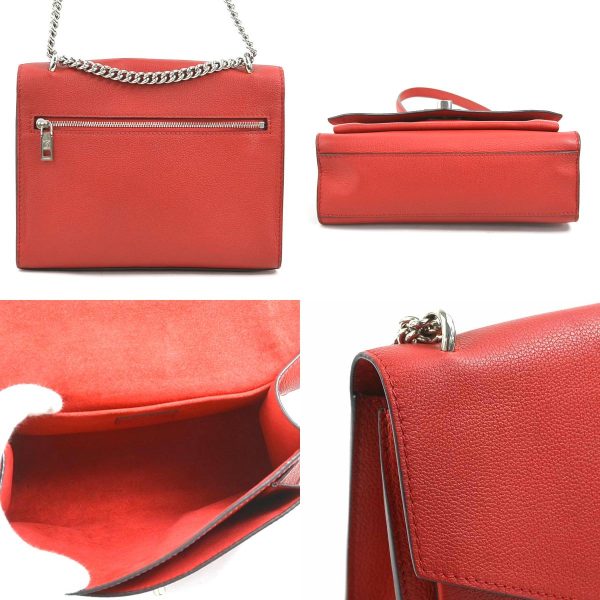 a0292 2 c Louis Vuitton My Lock Me BB Crossbody Shoulder Bag Red