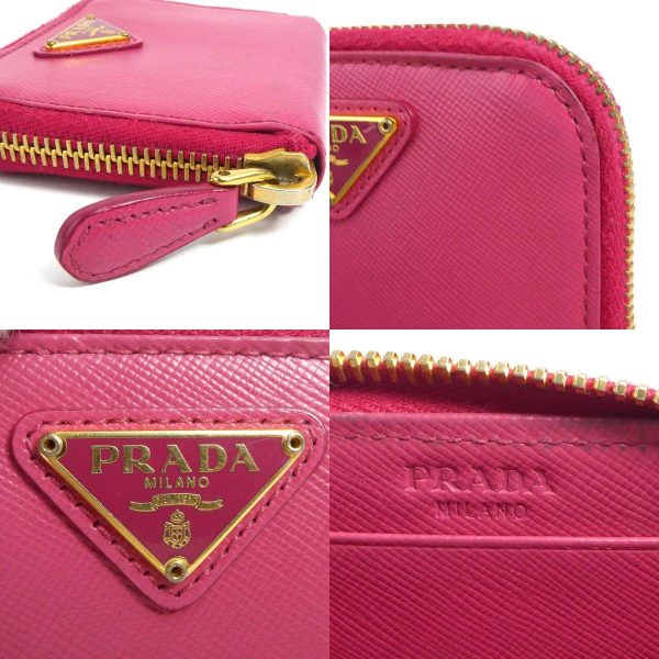 a0303 7 c Prada Leather Coin Case Pink