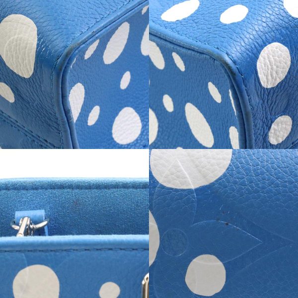 a0307 5 c Louis Vuitton LV x YK On the Go PM Crossbody Handbag Blue White