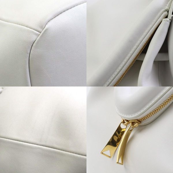 a0352 5 c Bottega Veneta Shoulder Bag Intrecciato Leather White