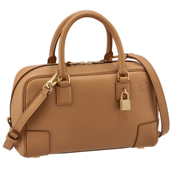 a039n07x0100042586 Loewe Amazona 23 Shoulder Handbag Camel Brown