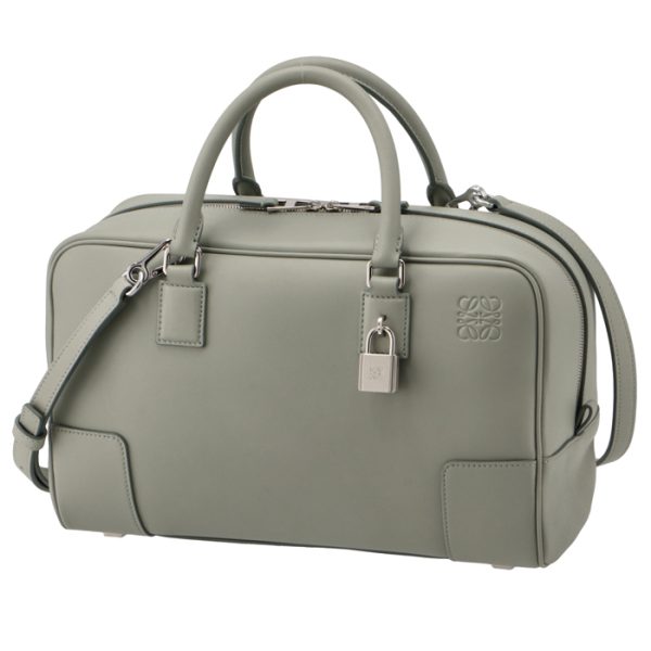 a039n08x0100041760 1 Loewe Amazona 28 Shoulder Bag Calfskin Gray