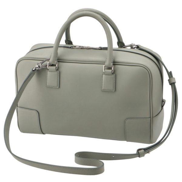 a039n08x0100041760 2 Loewe Amazona 28 Shoulder Bag Calfskin Gray