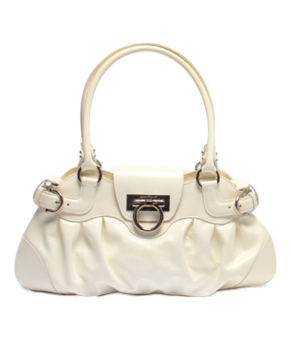 a172112020 1 Salvatore Ferragamo Handbag Gancini White