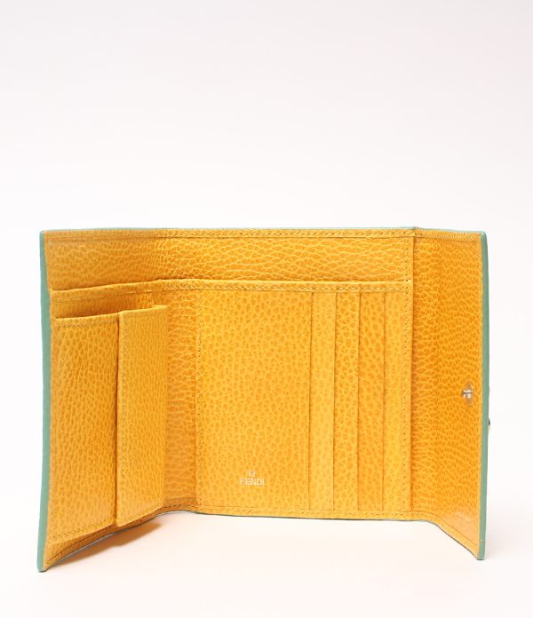 a173558003 3 Fendi Tri fold Wallet Yellow