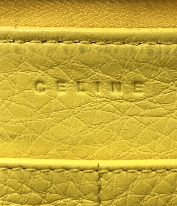 a175193008 4 Celine Round Zipper Long Wallet Yellow