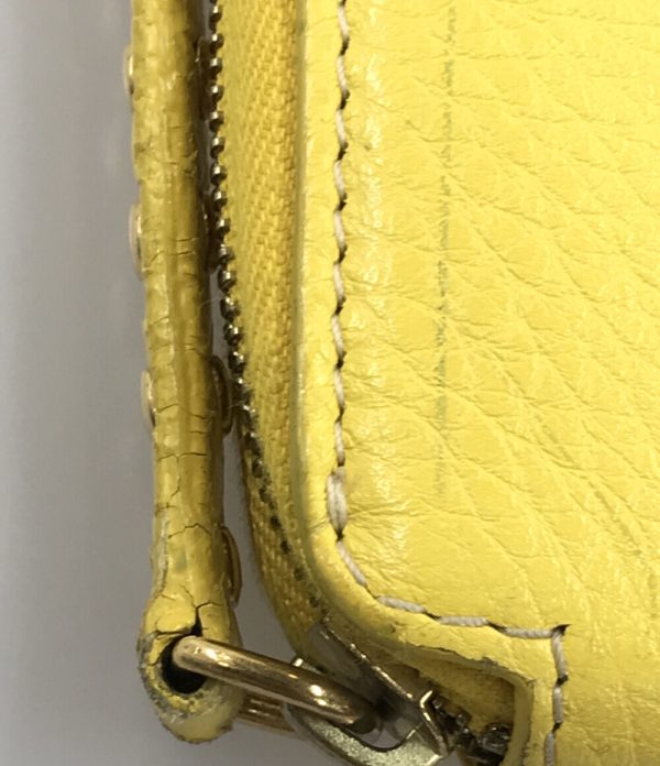 a175193008 7 Celine Round Zipper Long Wallet Yellow