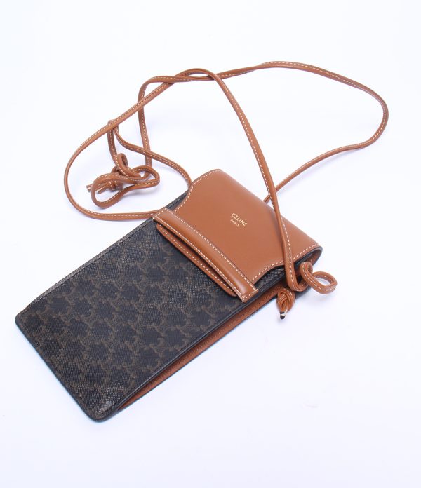 a175276004 7 Celine Smartphone Case Shoulder Crossbody Brown