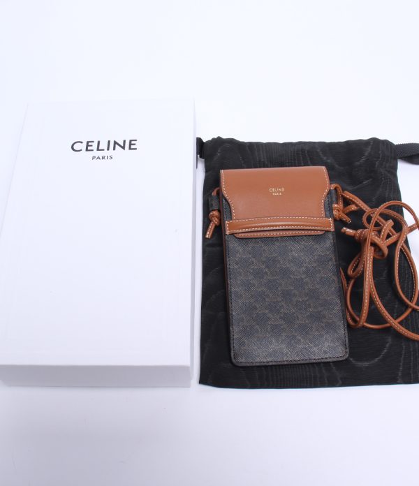 a175276004 8 Celine Smartphone Case Shoulder Crossbody Brown