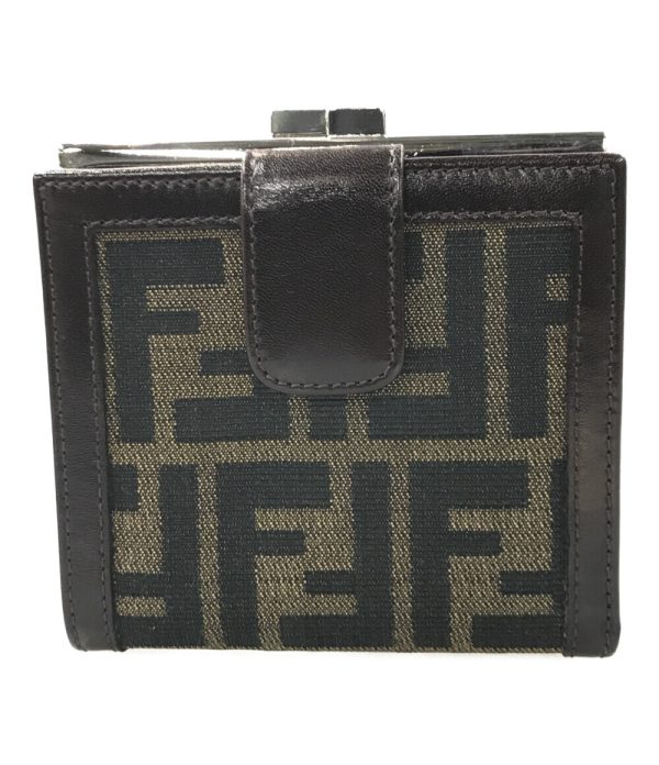 a175653002 1 Fendi Bifold Wallet Zucca Brown