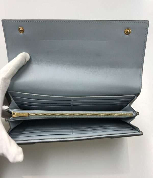 a175688004 3 Celine Long Wallet Gray