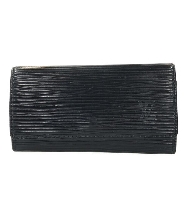 a175704005 1 Louis Vuitton 4 key Case Multicle 4 Epi Black