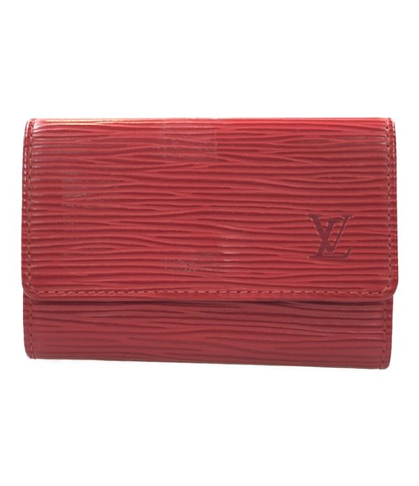 a175704006 1 Louis Vuitton 6 Key Case Multicle 6 Epi Red